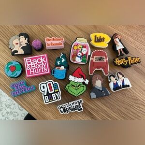 Croc Charm Set (Everything pictured is included)